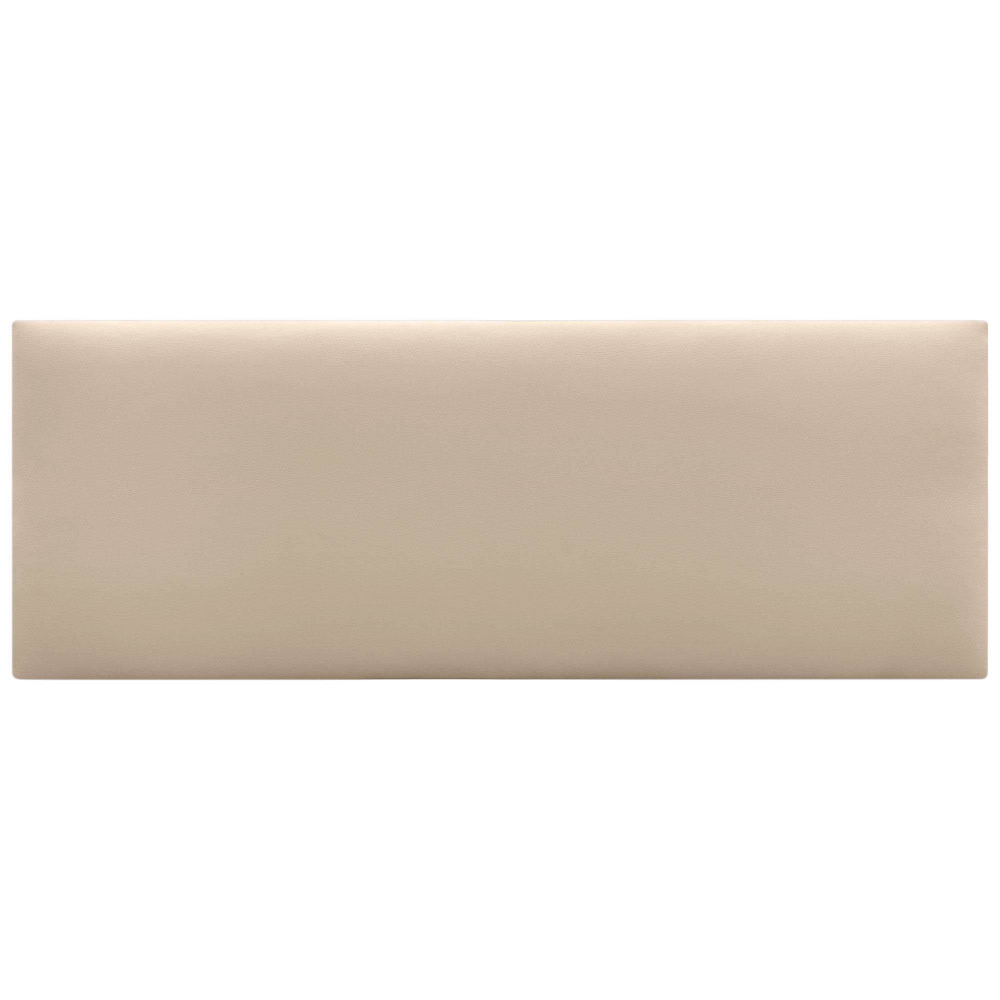 DHOME Cabecero de Polipiel Liso cabeceros Cabezal tapizado Cama (Polipiel Beige, 135cm (Camas 120/135/140)) - 3
