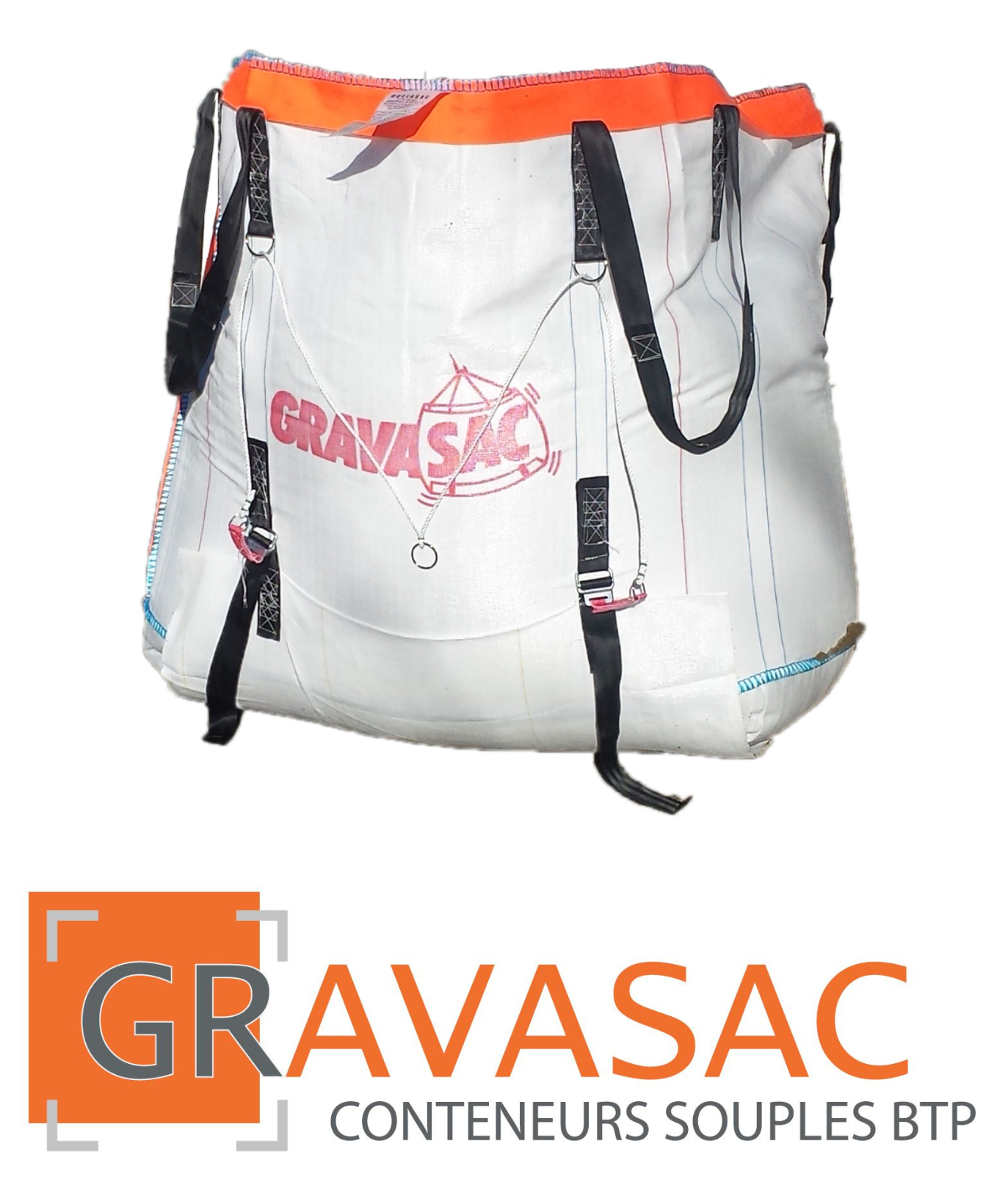 GRAVASAC - Bigbag réutilisable, 650 L - 2