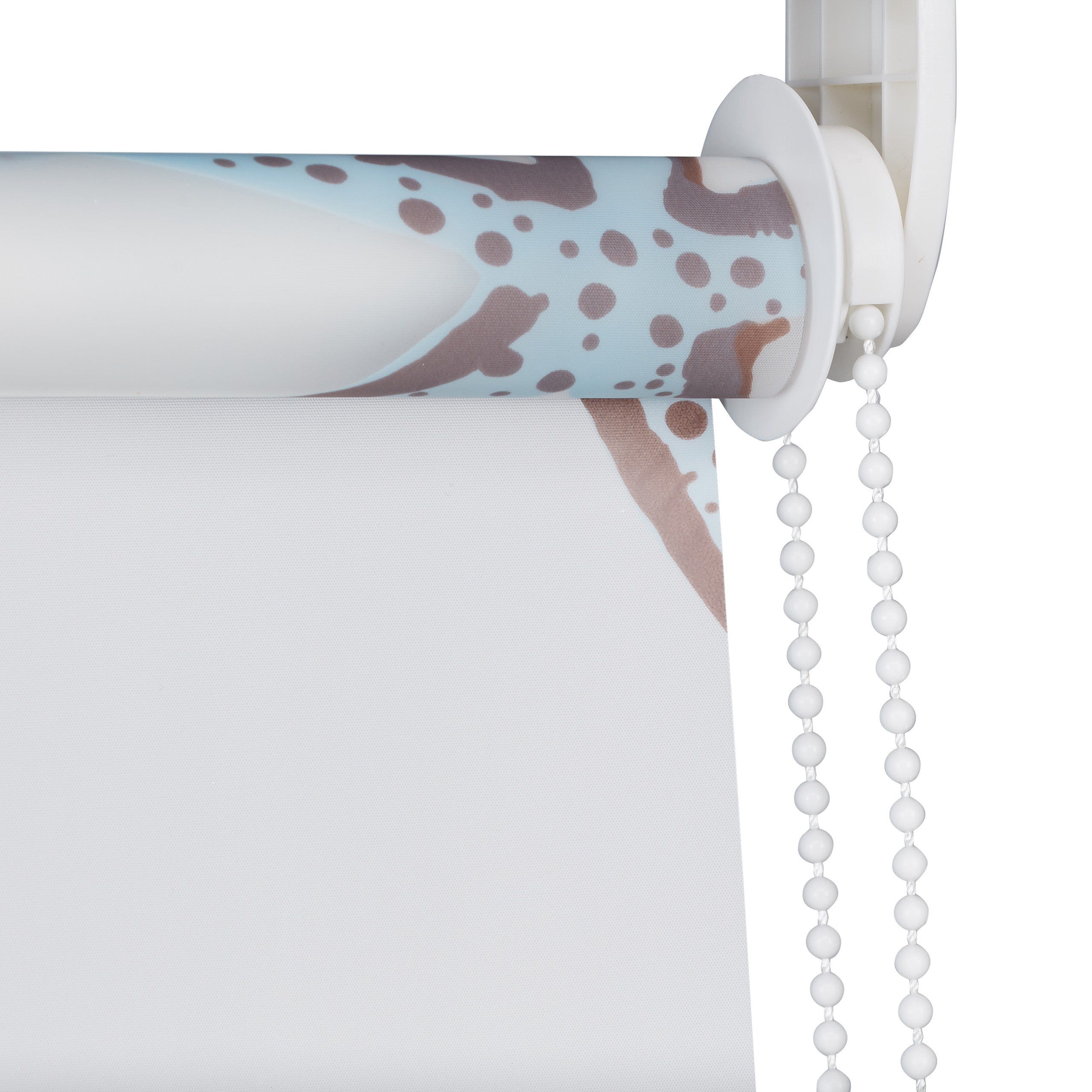 Estor enrollable para ducha, estampado oceánico, repelente al agua ...