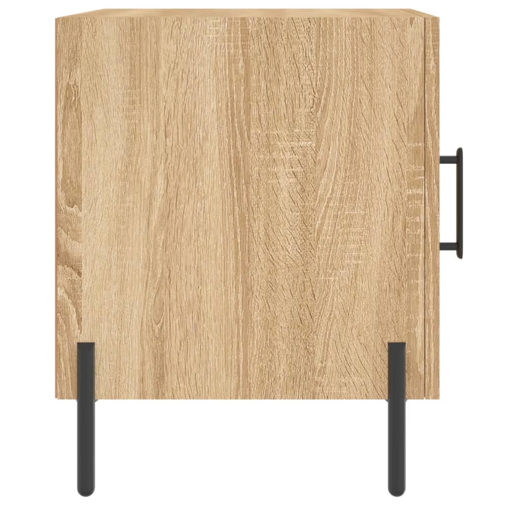 Table de chevet chêne sonoma 40x40x50 cm bois d’ingénierie - 6
