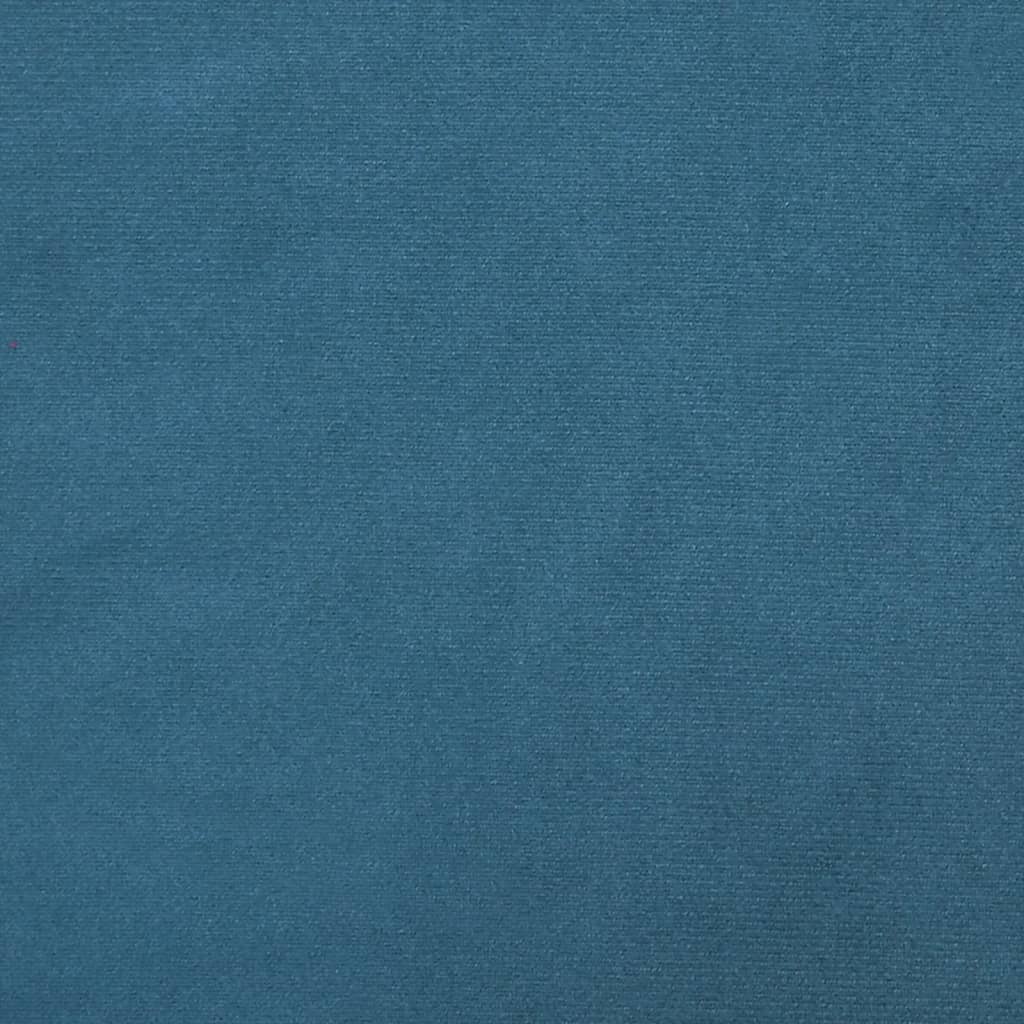Sommier à lattes de lit avec matelas bleu 100x200 cm - 9