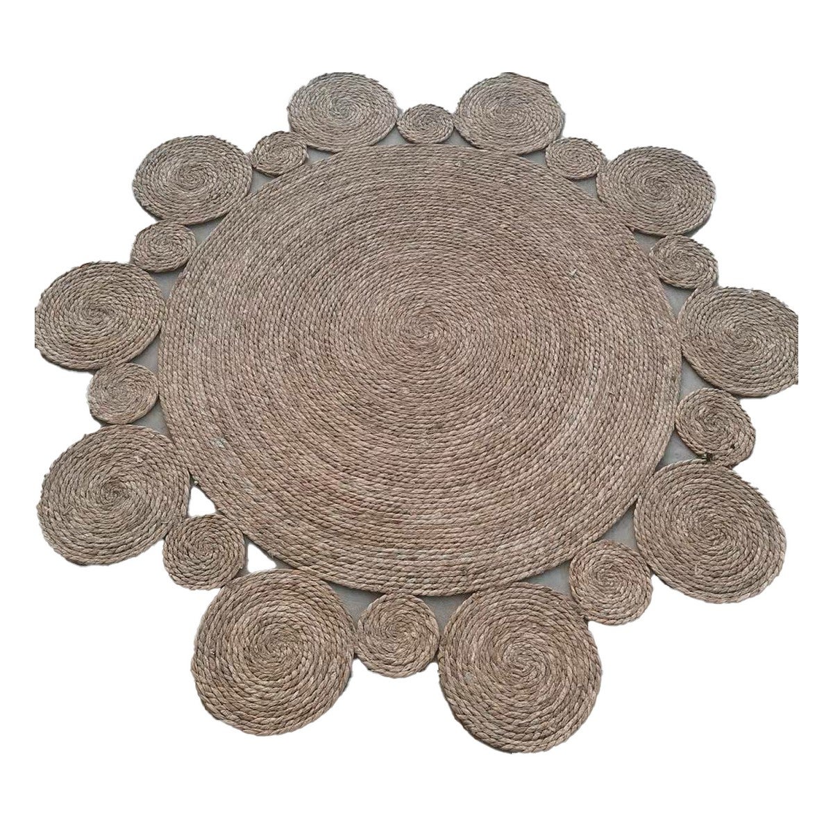 Paille GIFI Tapis Rond En Jonc De Mer 180 Cm Tapis Salon Et