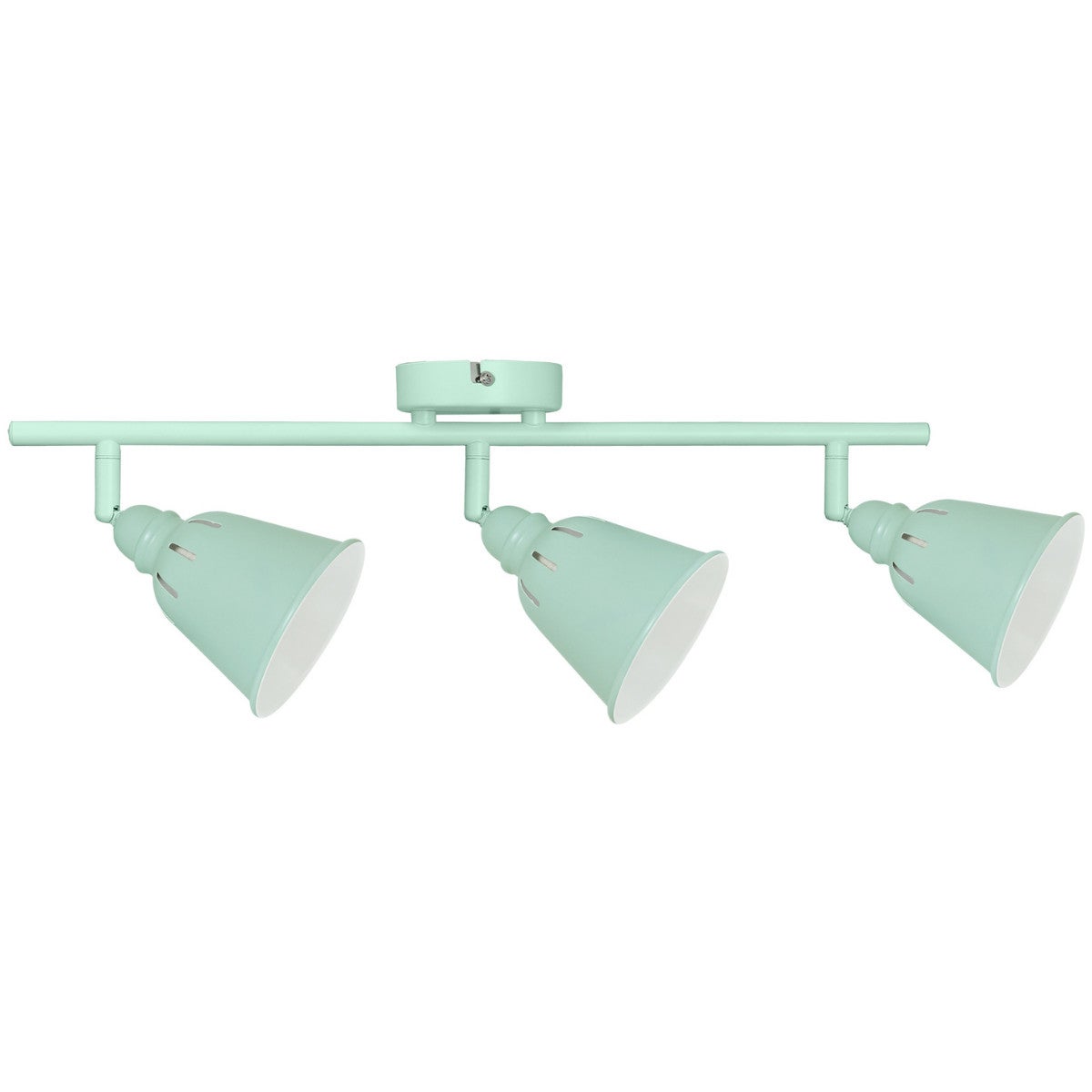 Lampa sufitowa wisząca Fiona miętowo-biała 3xE14x8W wym: 18,5 x 57 x 10 cm metal Polux