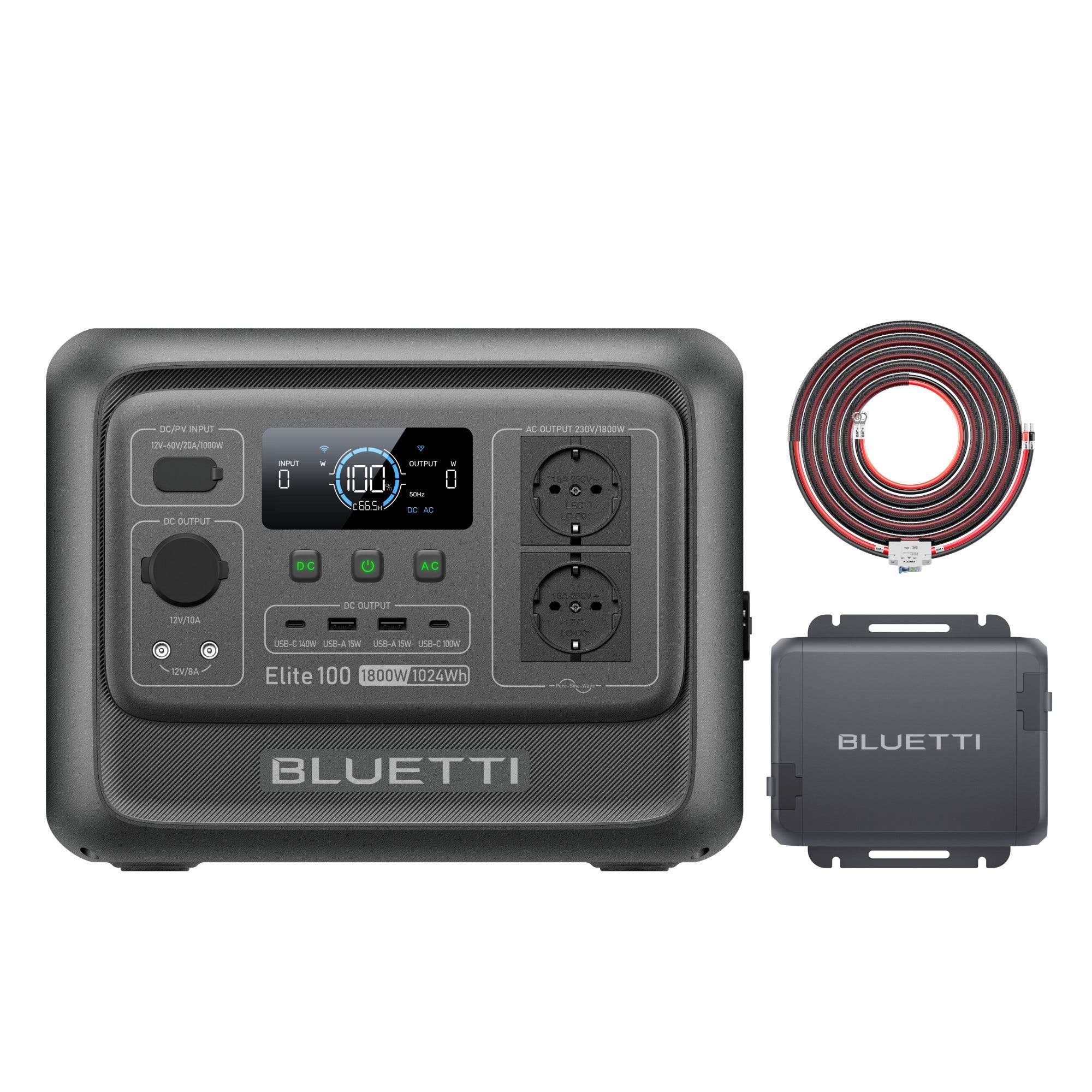 Power Station BLUETTI AC180 Con Pannello Solare PV200,Batteria LiFePO4 1152Wh,GeneratoreSolare - Foto 3