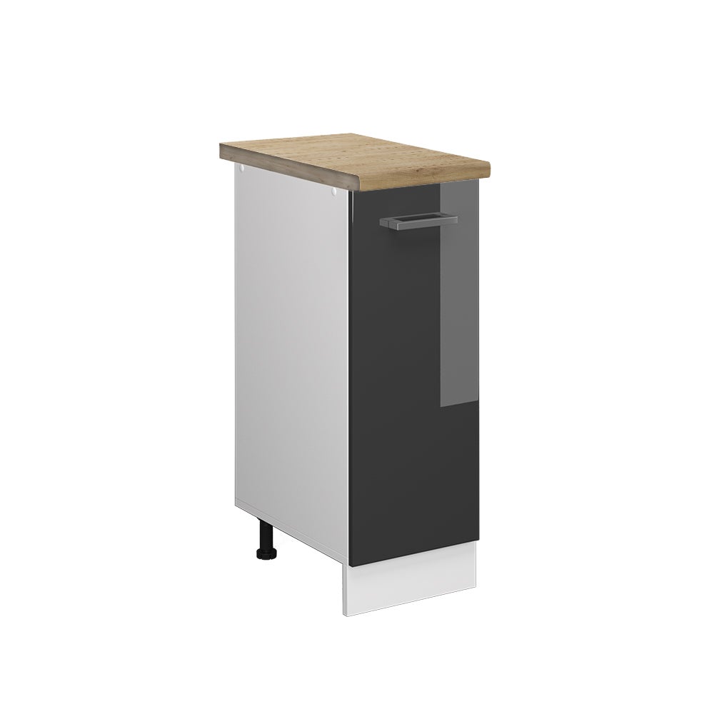 Vicco Szafka apteczna R-Line, Antracyt wysoki połysk, 30 cm , BP Dąb