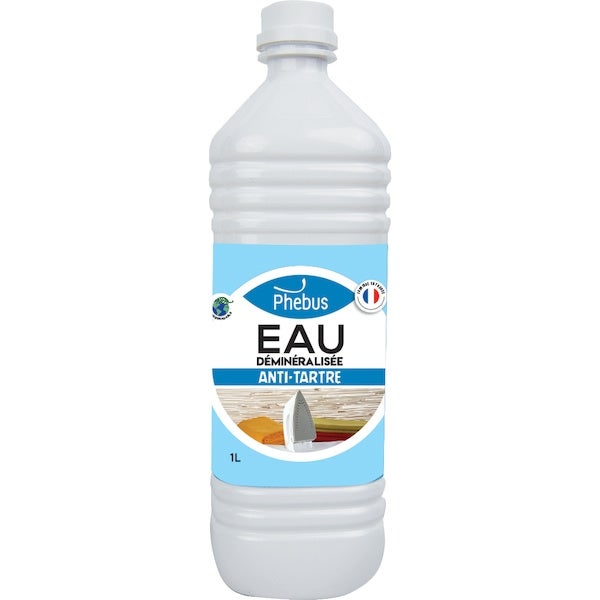 Eau déminéralisée - 1 L - bouteille - CHARBONNEAUX BRABANT