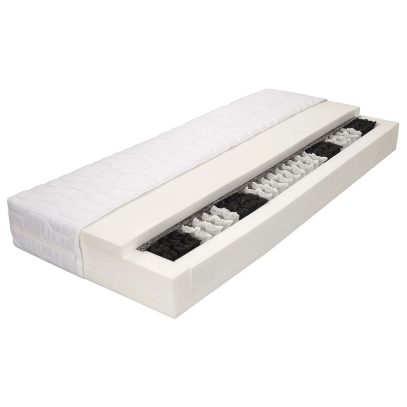 Matelas 80 x 200 cm 7 zones Ressort ensaché 20 cm H3 - 3