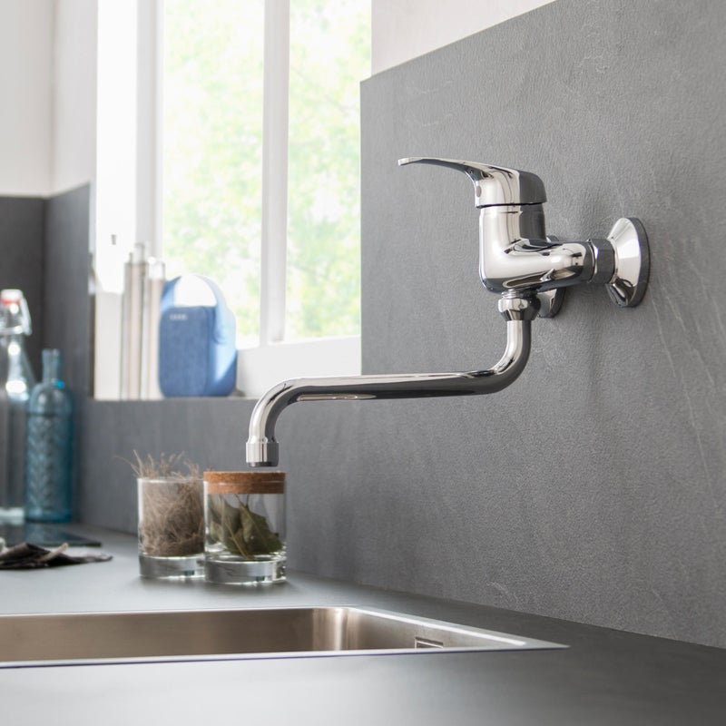 Bateria kuchenna DELINIA Natu w błyszczącym srebrnym chromie