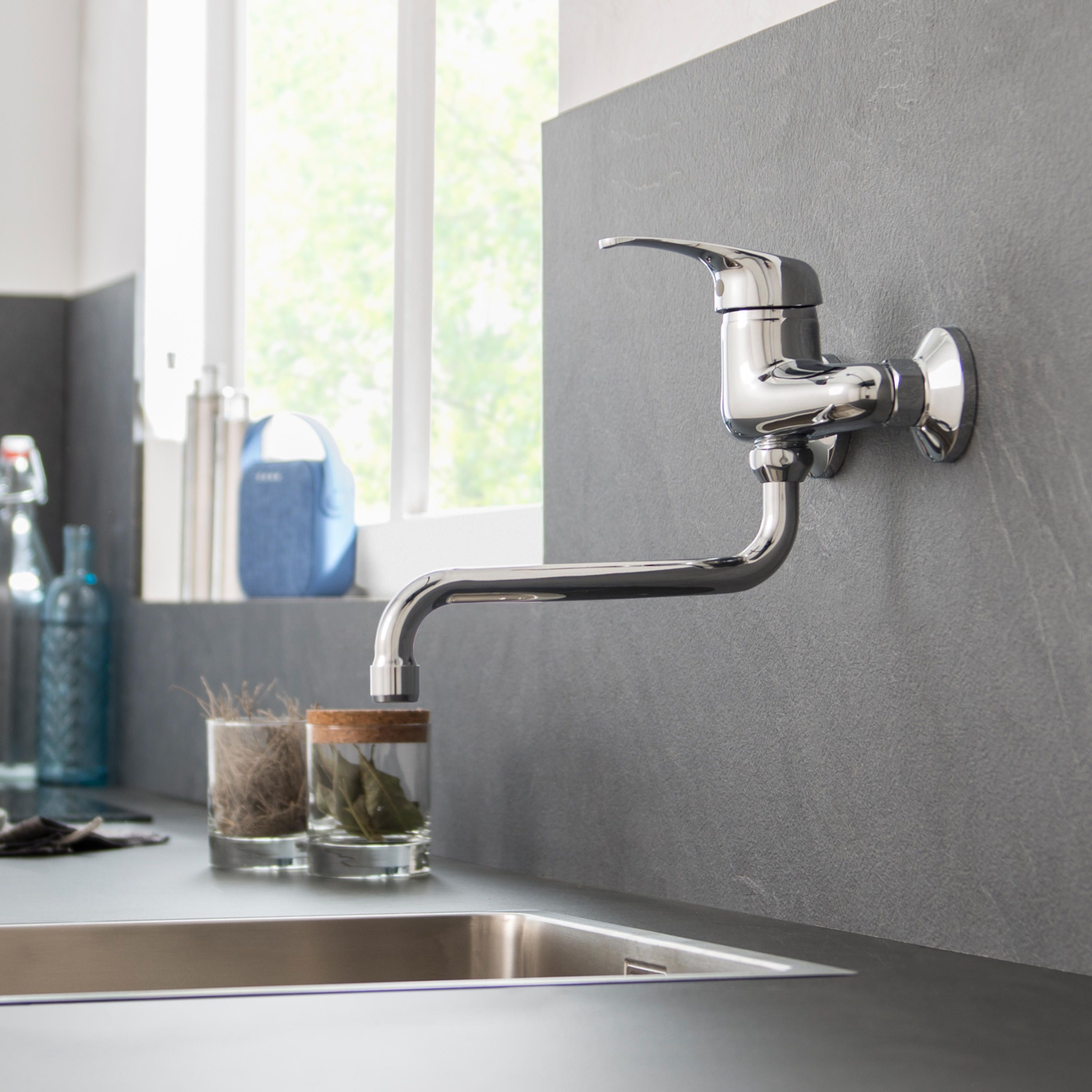 Bateria kuchenna DELINIA Natu w błyszczącym srebrnym chromie