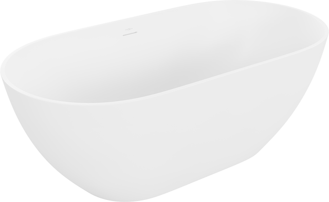 Mexen Rimini wanna wolnostojąca z konglomeratu 150 x 75 cm, biała mat - 57241507500