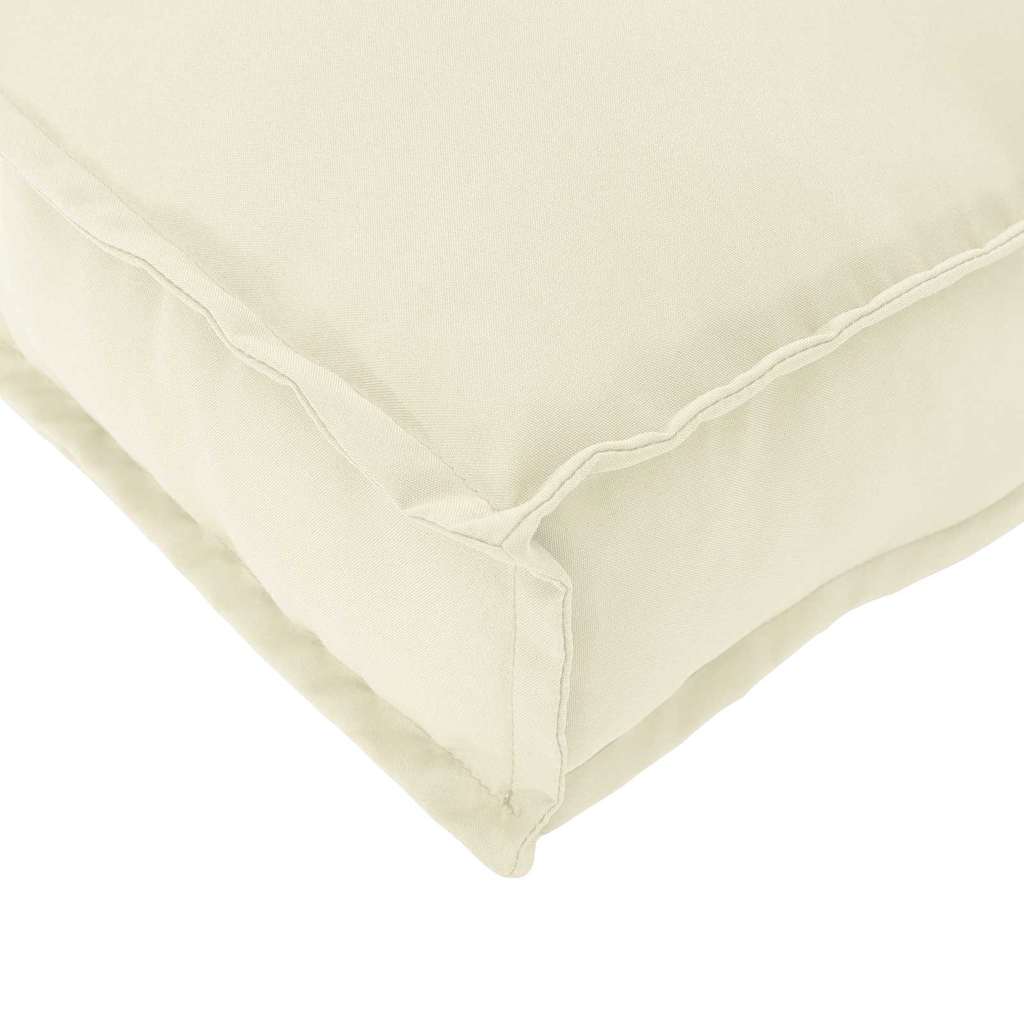 Coussin Crème 140 x 40 x 8 cm tissu Oxford - 6