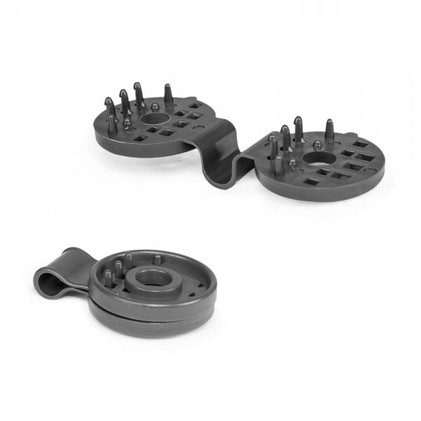 Zoegneer 50 connettori per griglia per piante, clip di fissaggio con fibbia, clip di fissaggio per traliccio da giardino, connettori per piante in rattan e plastica, utilizzati per giardini (20 mm