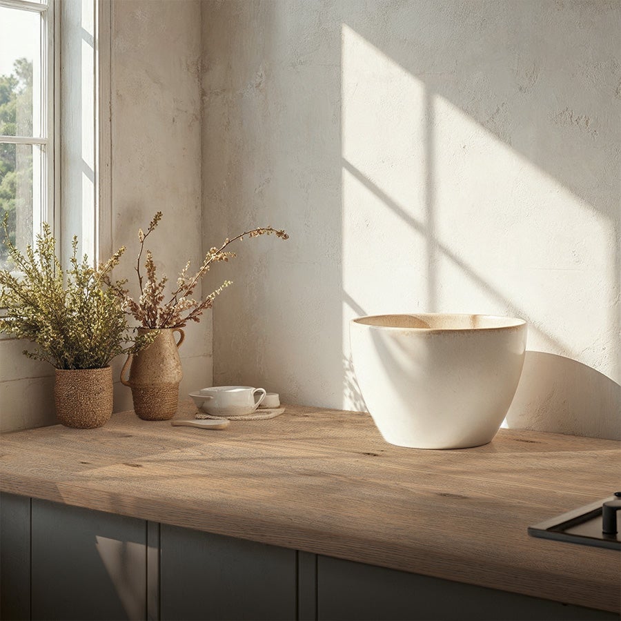 OAK: Vinyle adhésif pour plan de travail de cuisine et salle de bain. Résistant aux taches. Imperméable. Facile à poser et à nettoyer. 0,65x2m - 2