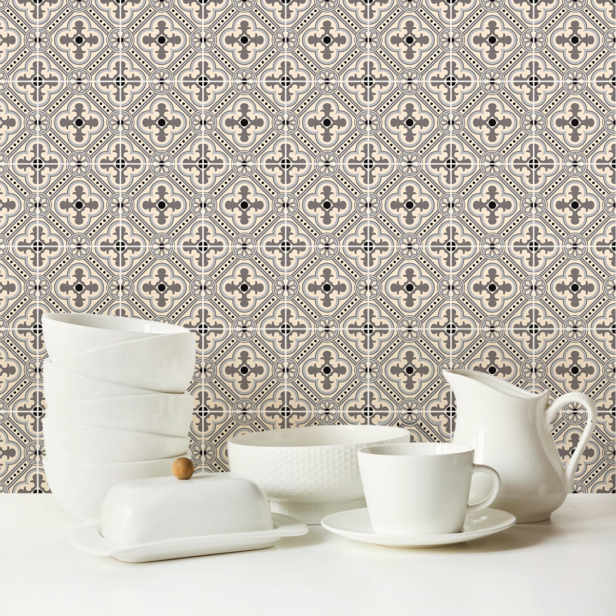 9 adesivi piastrelle azulejos Candelaria - Sticker adesivo - adesivi murali - 9stickers20x20cm - 3