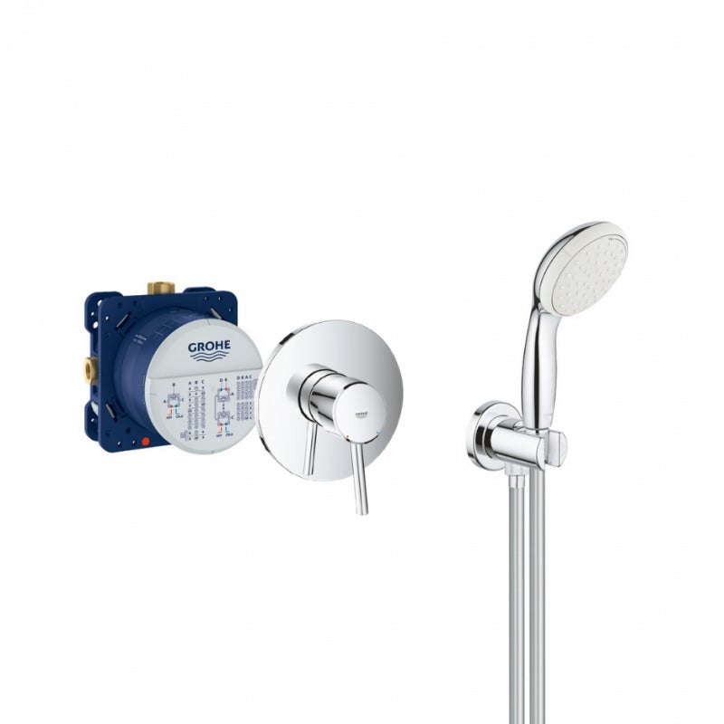 Grohe Eurostyle Cosmopolitan - Mitigeur de douche encastré, chrome 24051002 | /fr