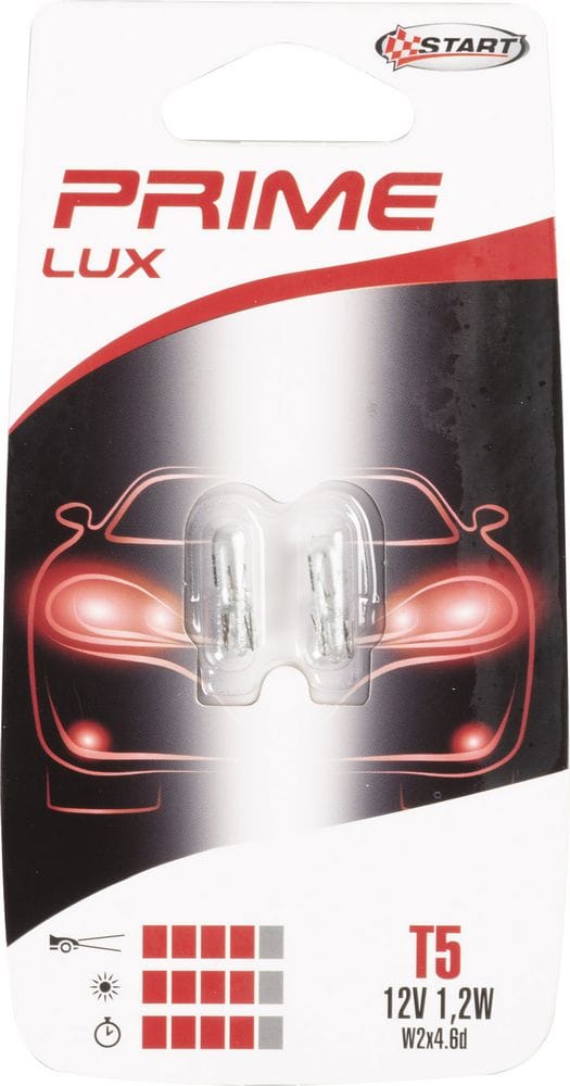 Coppia di lampadine auto in vetro T5 12V 1,2W W2X4.6d | Leroy Merlin Coppia di lampadine auto in vetro T5 12V 1,2W W2X4.6d | Leroy Merlin
