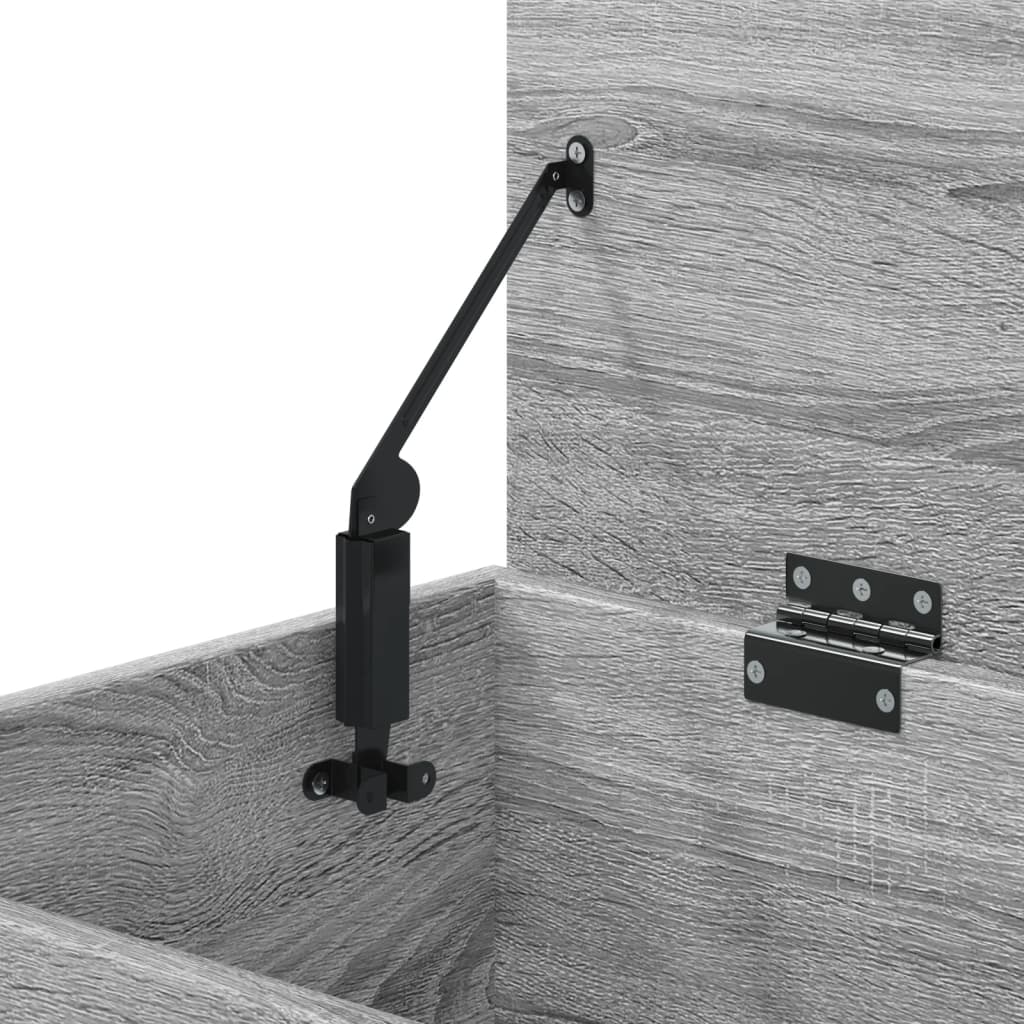 vidaXL Cassapanca Grigio Sonoma 84x42x46 cm in Legno Ingegnerizzato - 9