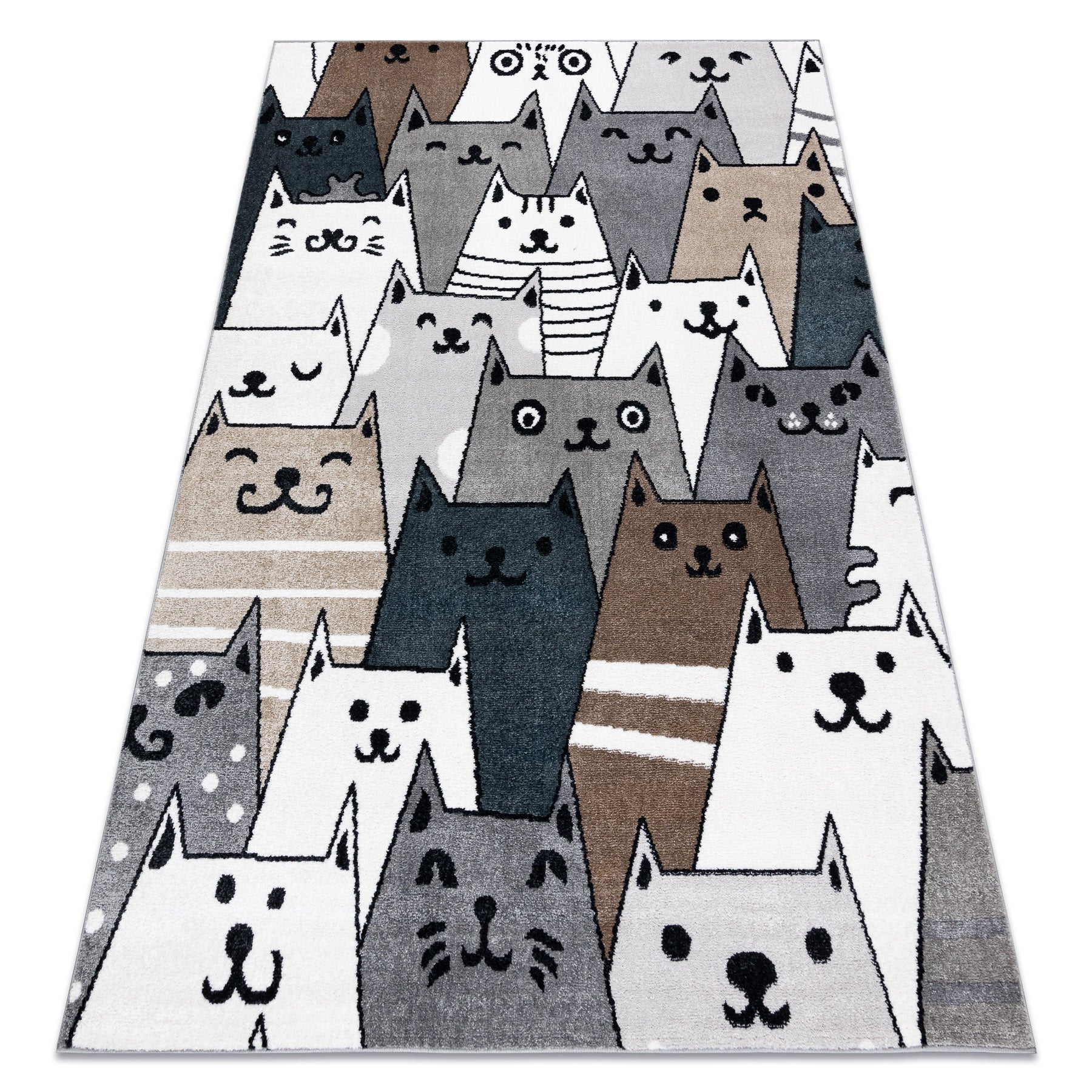 Dywan FUN Gatti dla dzieci, koty, kotki multi kolorowy 160x220 cm