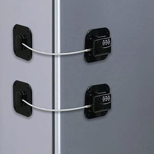 2 Piezas Lucchetto per Frigorifero con Chiave Chiusure Sicurezza