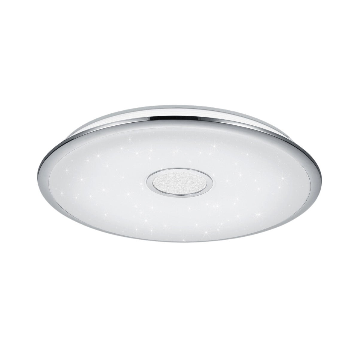 Plafon okrągły OSAKA LED 100W Odcienie bieli 9800 lm srebrno-biały wym:10x65x65cm IP20 Trio