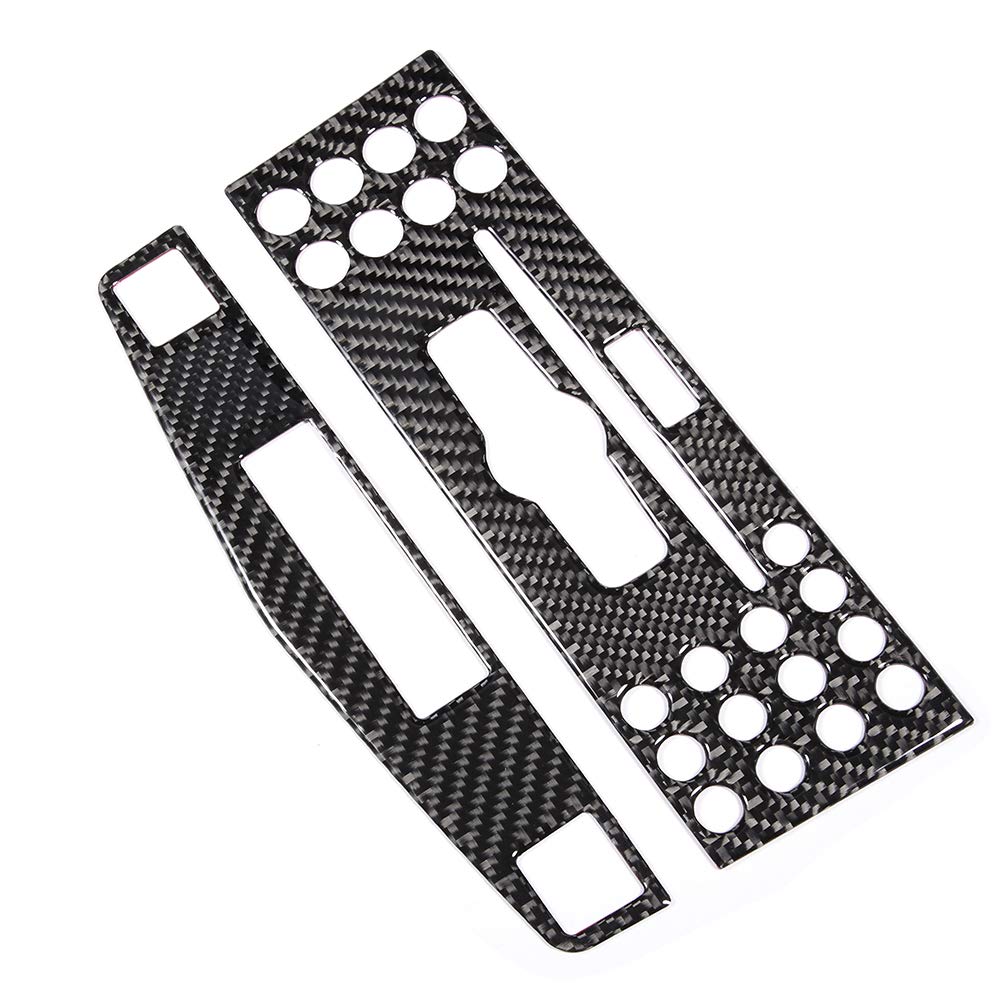 Console Centrale Navigation Fibre Carbone MINI Cooper F55 F56 F57 - Housse Cadre Écran 6,5 Pouces