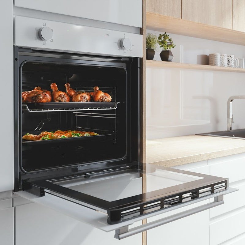Cecotec Four Intégrable Multifonction Conventionnel de 80L Bolero Hexa C126400 Glass White. 2800W, 5 Fonctions, Basse - 3