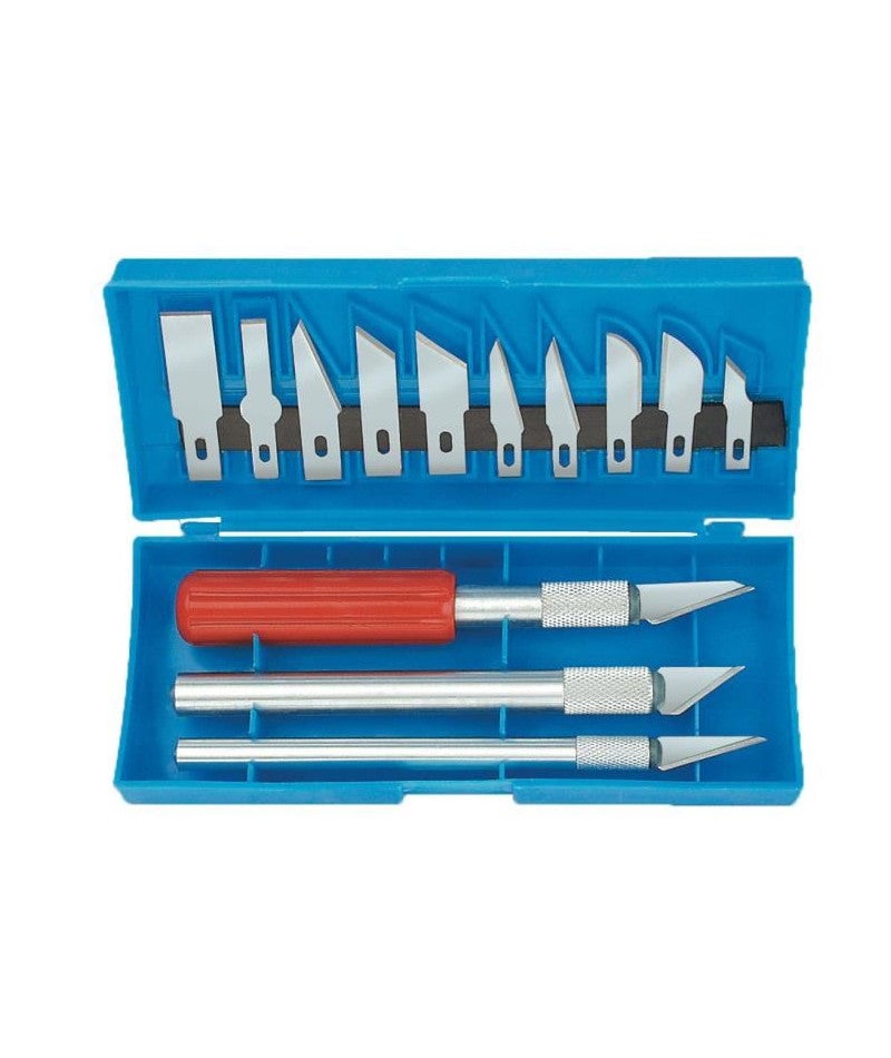 Set de cuttere tip hobby Mannesmann 692-16, 16 piese | Leroy Merlin