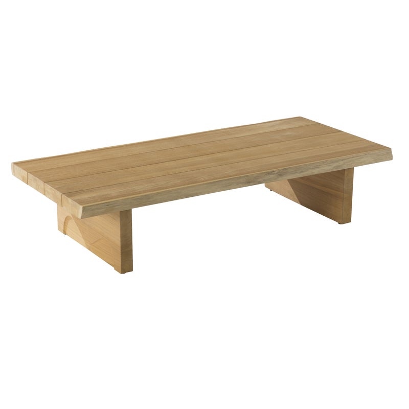 NATERIAL beżowy prostokątny stolik pomocniczy dla 2 osób