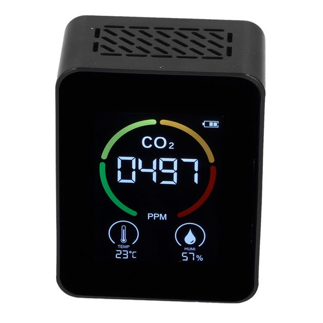 Capteur PM2.5 Formaldéhyde Moniteur Qualité De L'air Intérieur Portable - Détecteur PM2.5 Et Formaldéhyde, écran, Recharge USB-C Capteur PM2.5 Formaldéhyde Moniteur Qualité De L'air Intérieur Portable - Détecteur PM2.5 Et Formaldéhyde, écran, Recharge USB-C