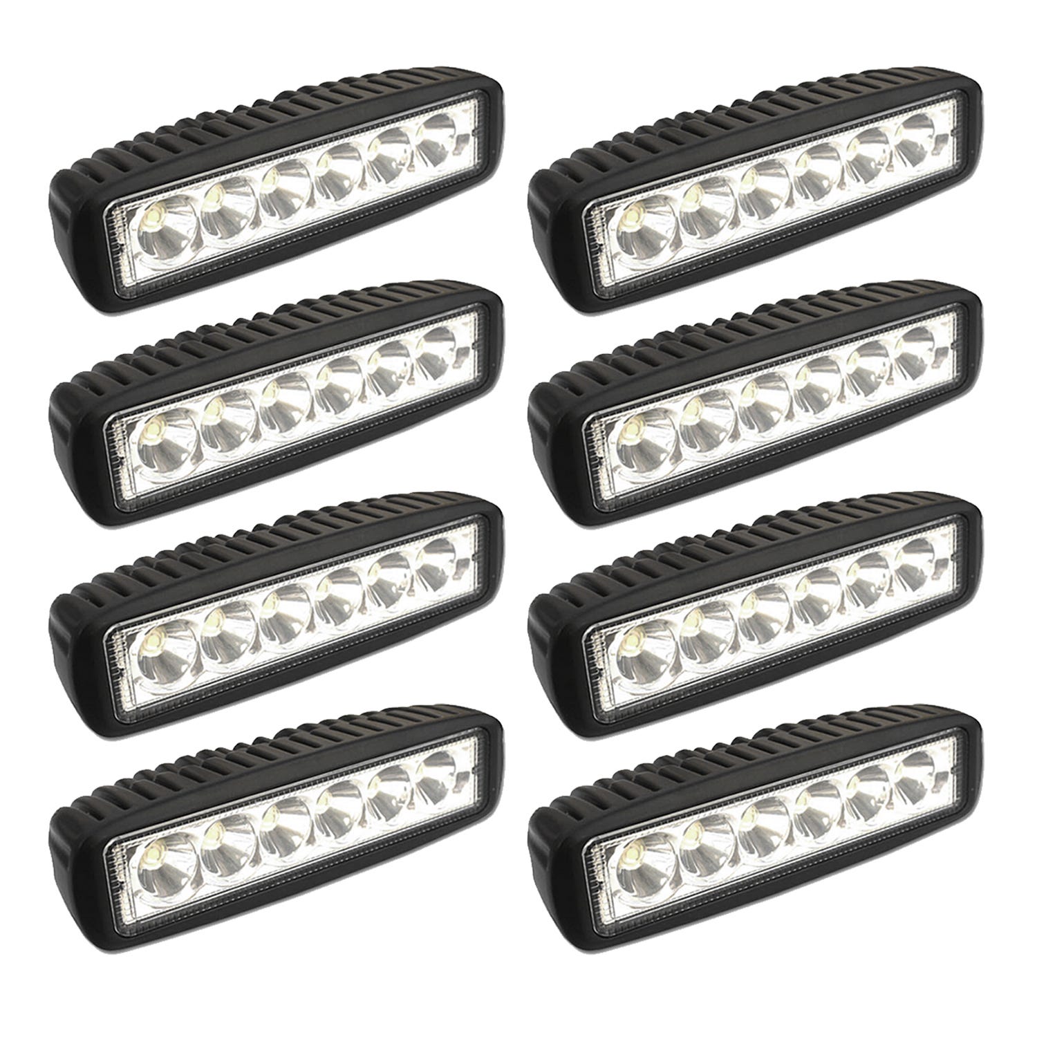 Phare de Travail LED 12V 24V 18W Feu Diurne DRL Feu Antibrouillard Voiture 4x4 VTT Camion Utilitaire Moto - Auto Phare de Travail LED 12V 24V 18W Feu Diurne DRL Feu Antibrouillard Voiture 4x4 VTT Camion Utilitaire Moto - Auto