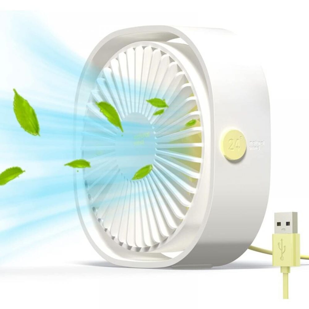 Mini Ventilatore Portatile Pieghevole USB - Ricaricabile Da Scrivania - Foto 5