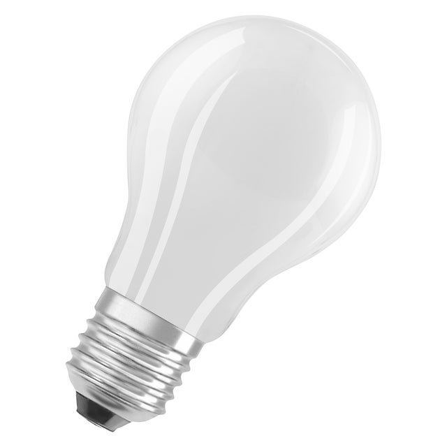 OSRAM Ampoule LED à économie d'énergie, ampoule en verre dépoli, E27, blanc chaud (3000K), 4 watts, remplace une ampoule de 60W, très efficace et
