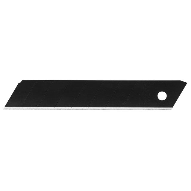 Ostrza łamane wymienne, czarne, 10 szt. 18 mm SK2 NEO TOOLS