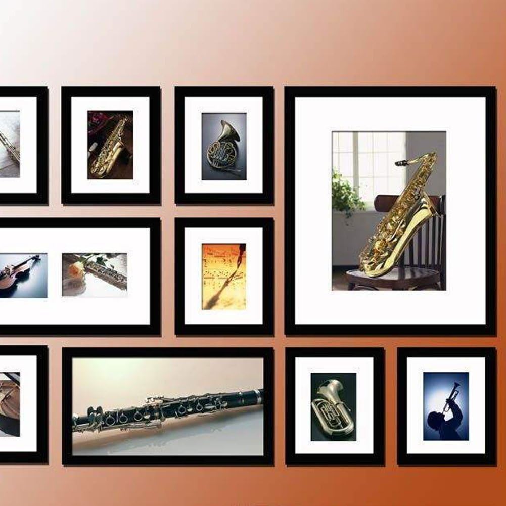 Confezione da 25 ganci per quadri con chiodi, supporta fino a 30 libbre, ganci per quadri, argento - 5