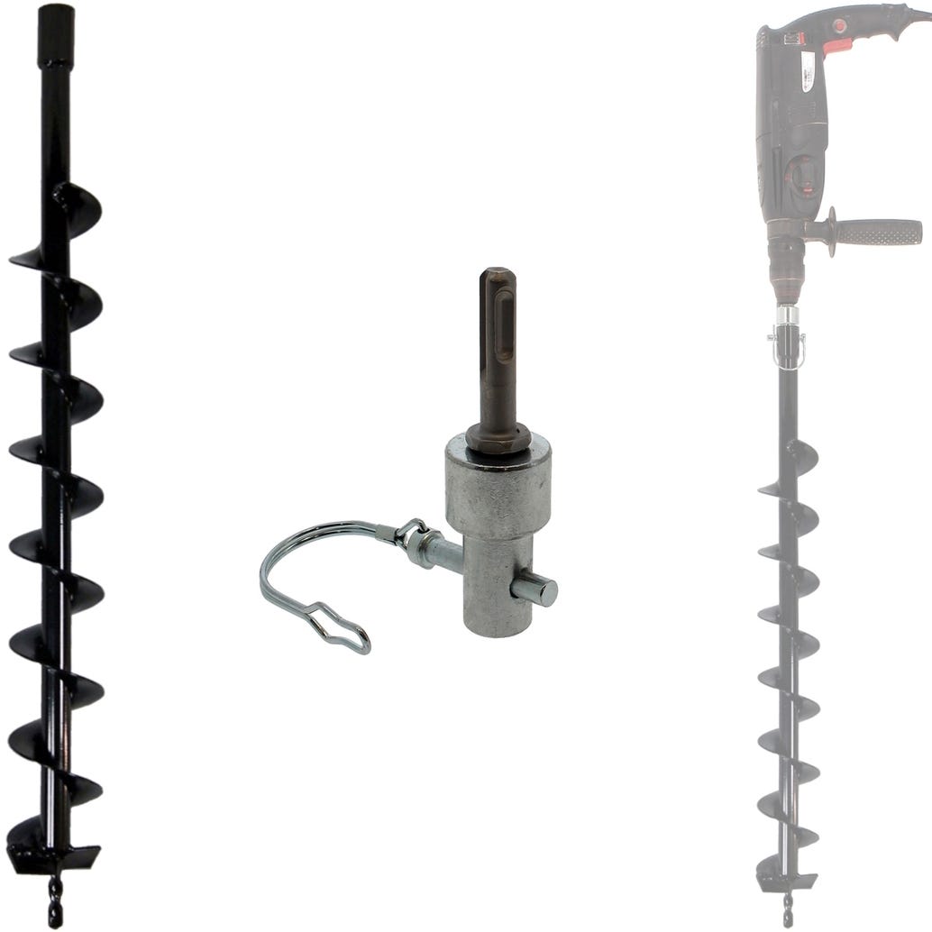 Werkon Adattatore Professionale Per Coclea Adatto SDS PLUS - Foto 6