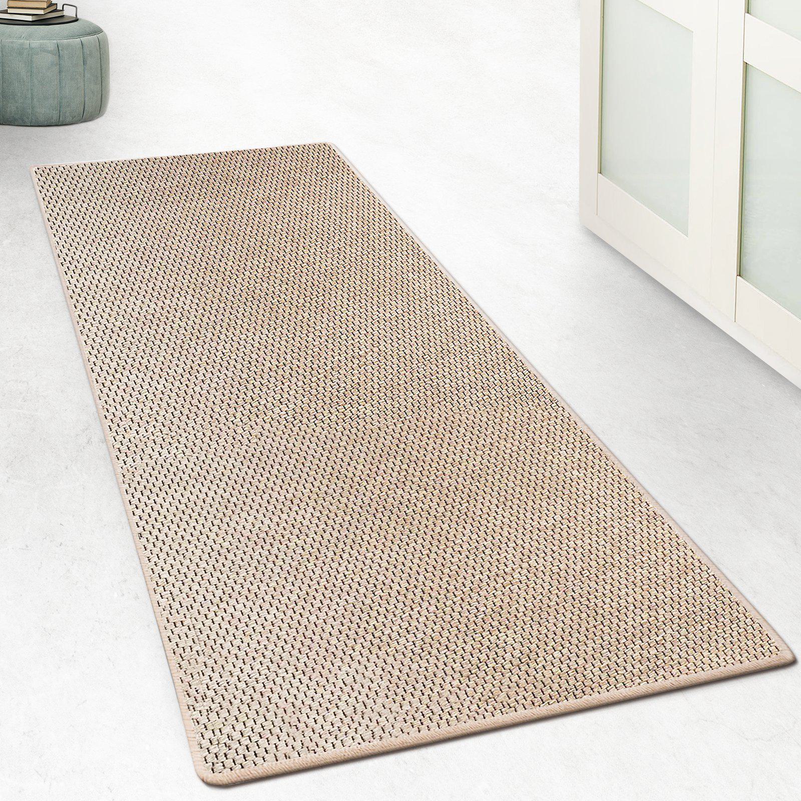 Tapis de couloir Kalkutta Aspect Sisal Beige 66 x 500 cm - 4