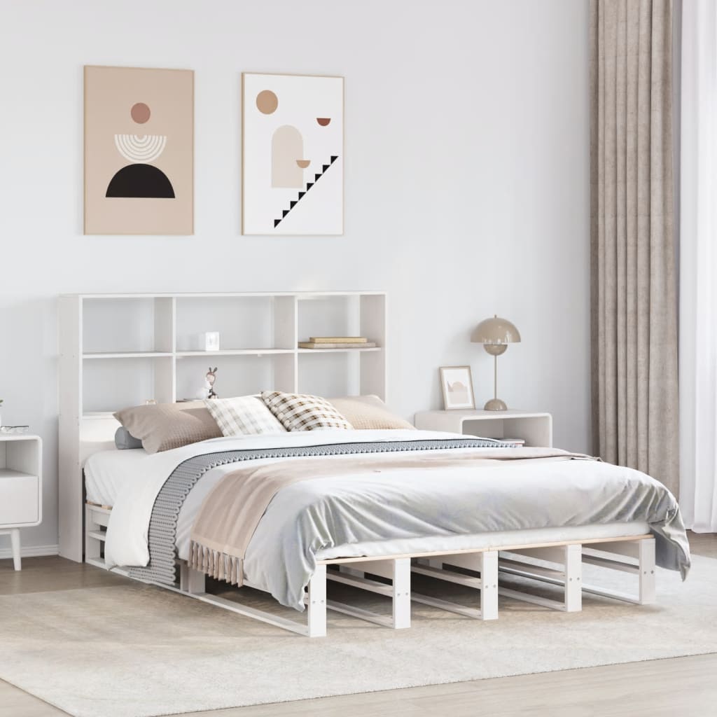 Łóżko Drewniane Rama Łóżka Sofa Biała Do Sypialni Pokoju 160x200 cm