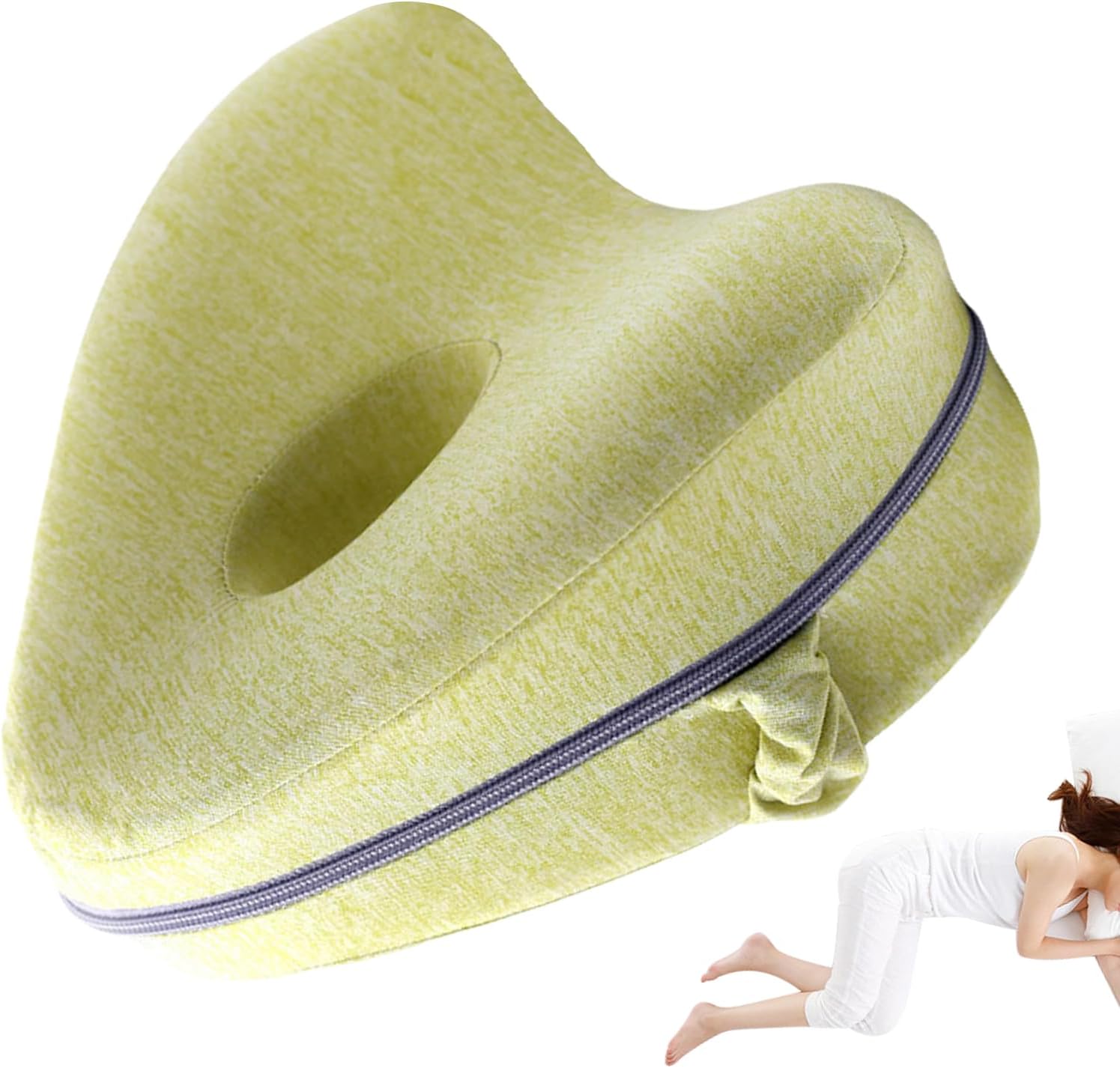 Oreiller Orthopédique Pour Les Jambes : Coussin De Genou Pour Les Personnes Dormant Sur Cote Housses Amovibles Coussin De Jambe En Mousse A Memo 97357836