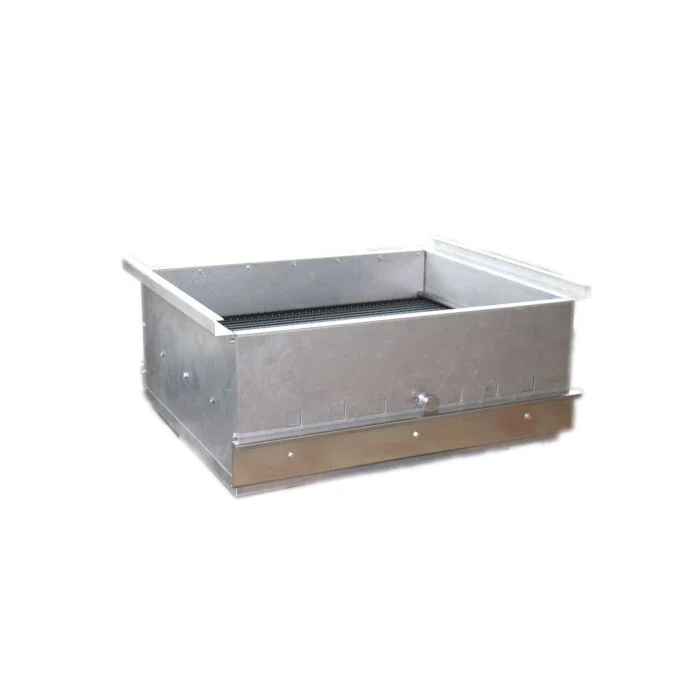 Grill stojący na węgiel drzewny W 70 X D 56 Lam aluminiowany - Z KRATĄ