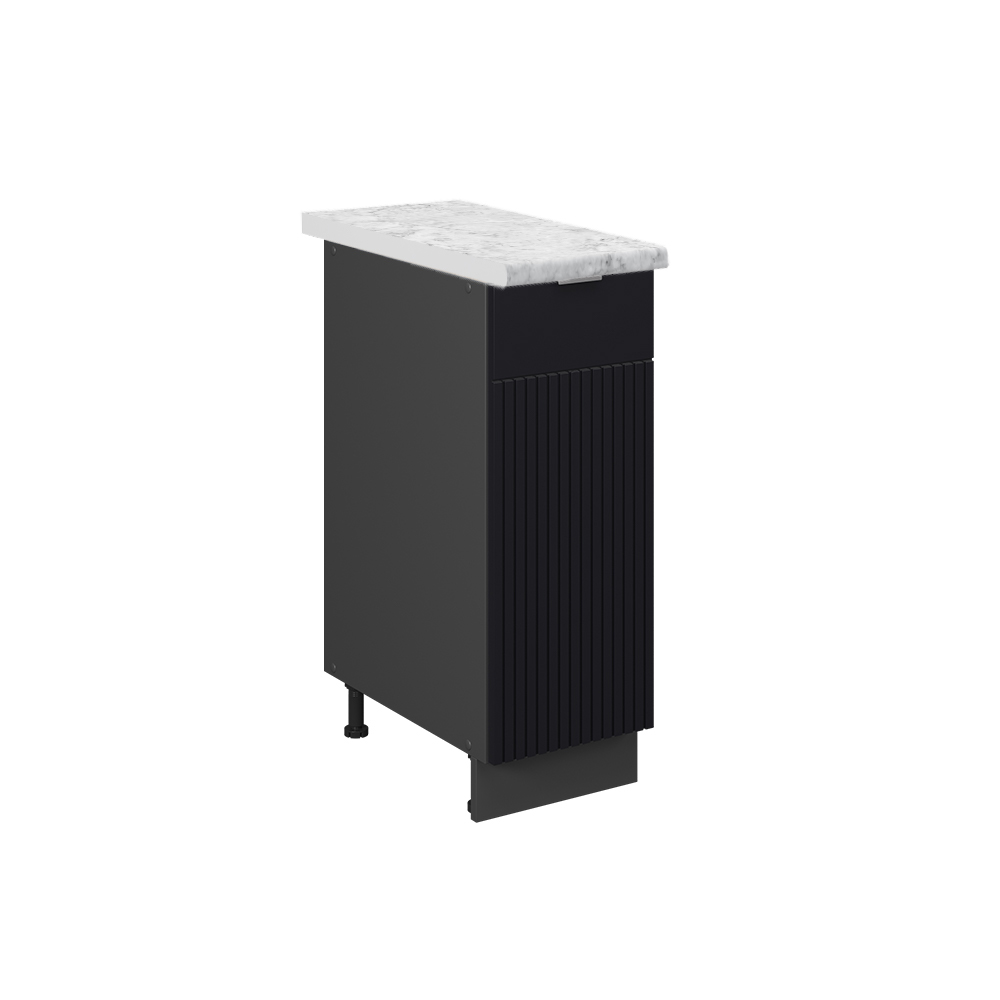 Vicco Szafka apteczna Fame-Line, Czarne paski, 30 cm , BP Marmur