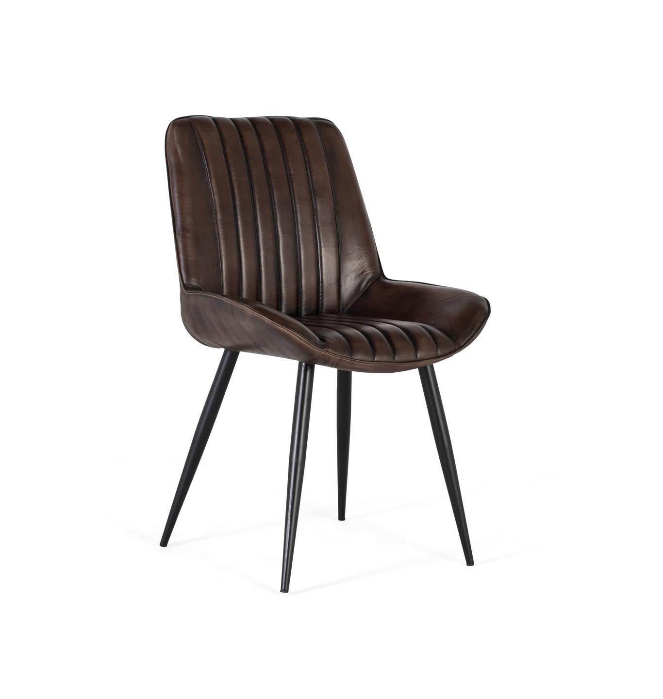 Fotel skórzany 53 cm, styl współczesny, 87x53x63 GYC