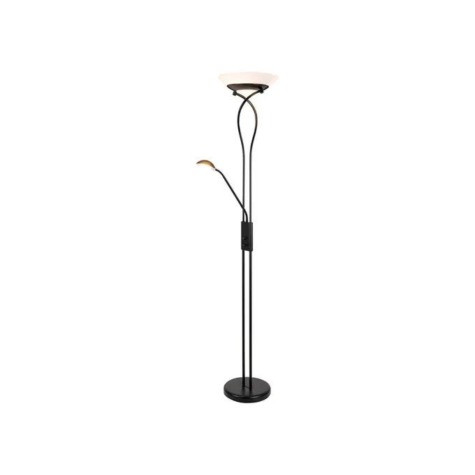 Lampa podłogowa stojąca Gamma Trend czarno-biała 3xE27x40W wym: 174 x 32 x 32 cm metal Rabalux