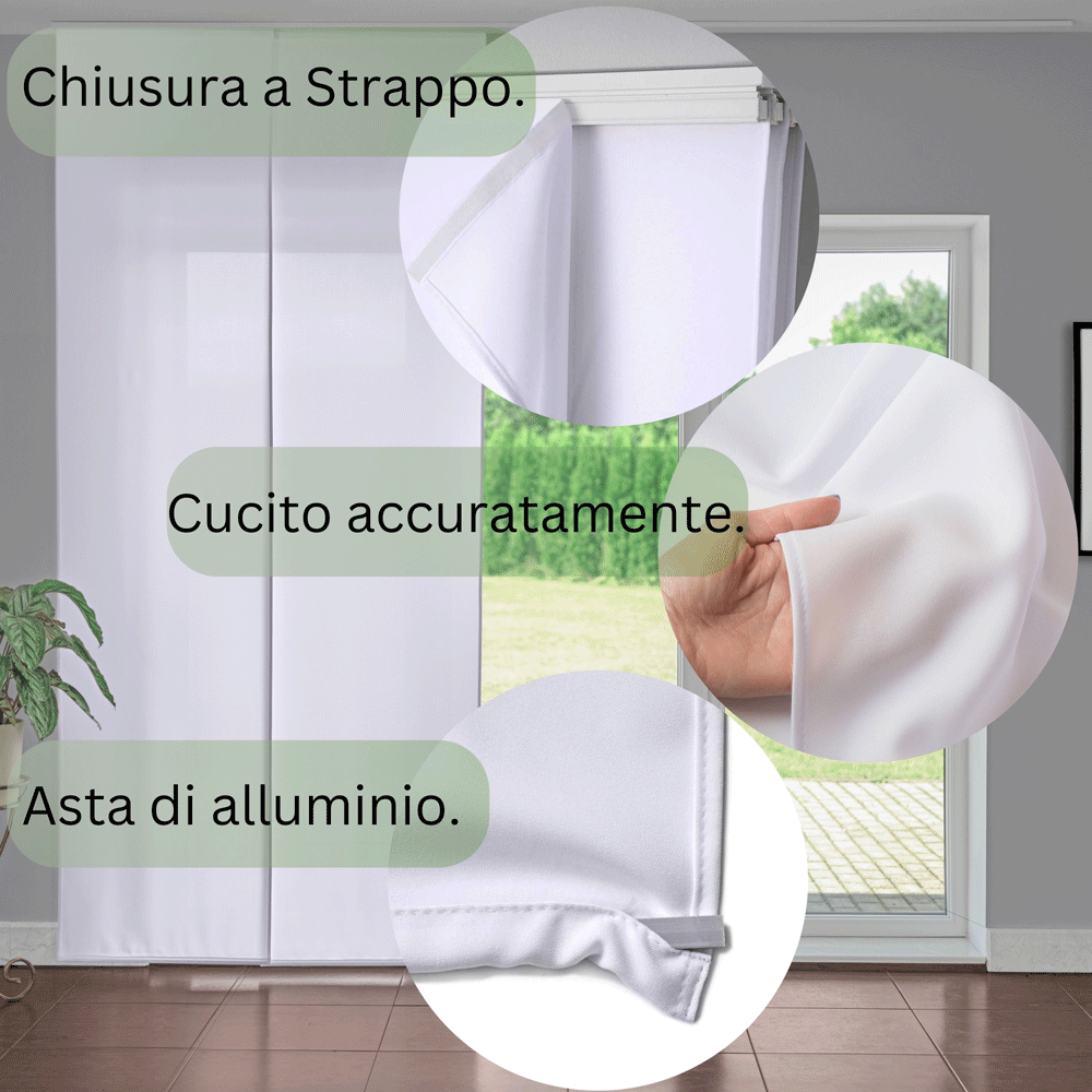 Tende a Pannello Scorrevoli Armonia del Mare 270x60 - 5