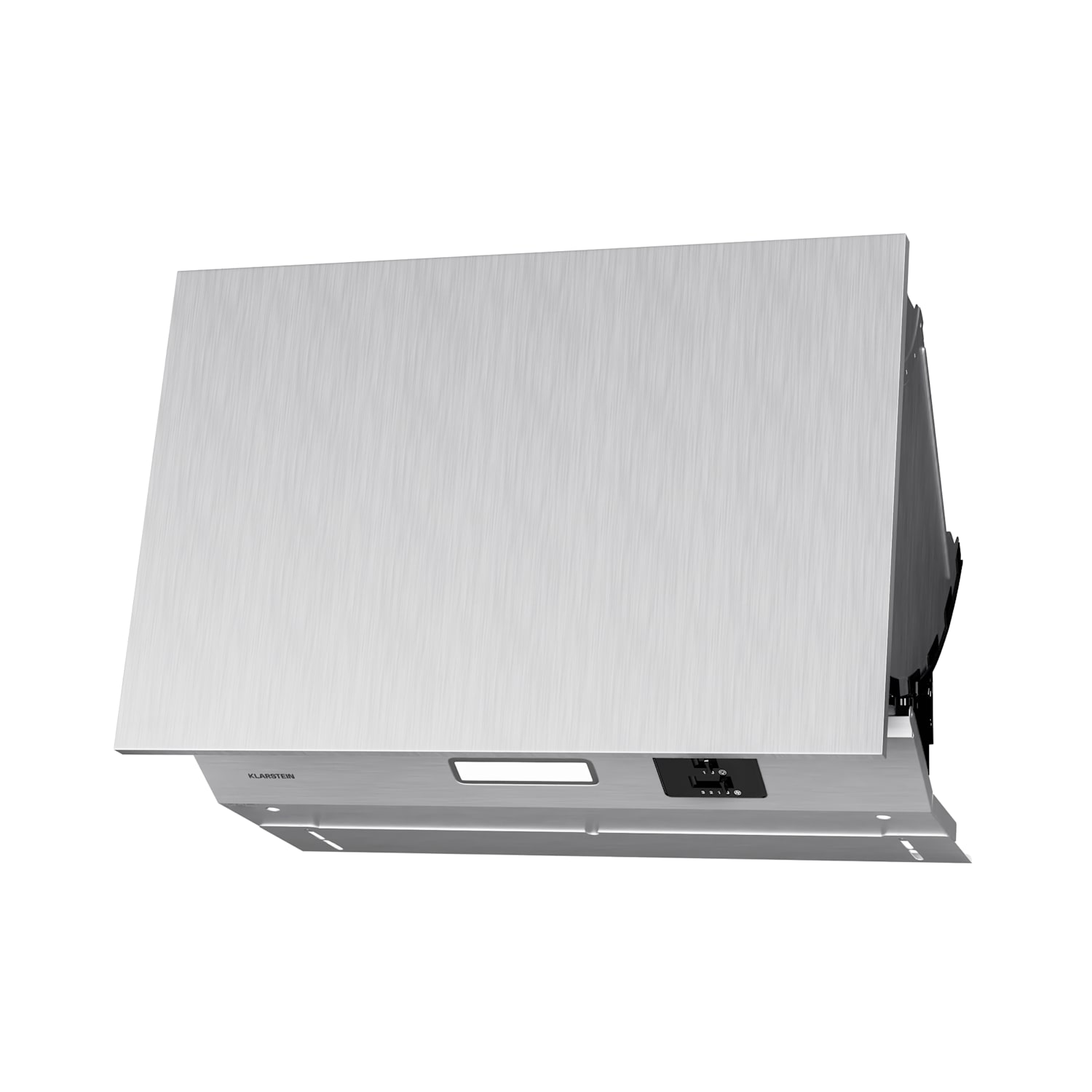 Klarstein Campana Swift Cuadrada, Campana Empotrada, 427 M³/H, Cee C, Extracción/Recirculación, Led Plata Carbón/Clara , Leroy Merlin