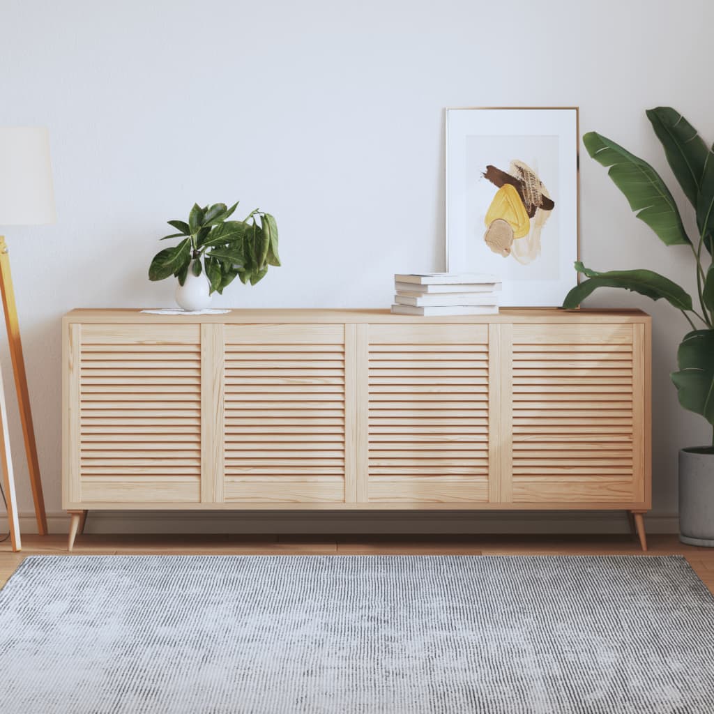 Vidaxl puertas de rio de lamas 4 uds madera de pino 61,5x49,4 cm