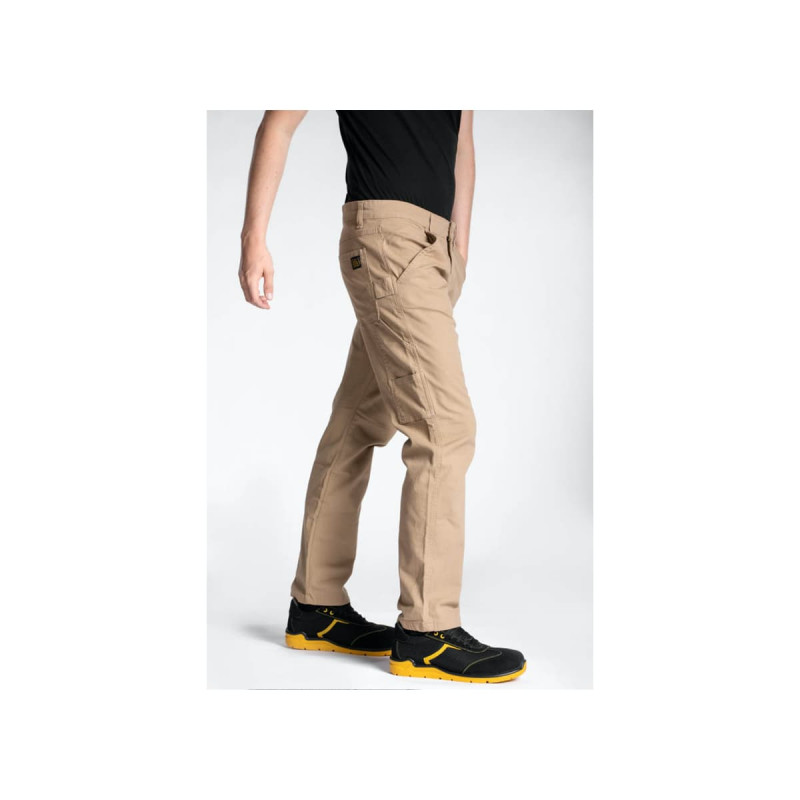 Pantalon de travail RICA LEWIS - Homme - Taille 48 - Multi poches - Coupe charpentier - Stretch - Beige - CARP - 5