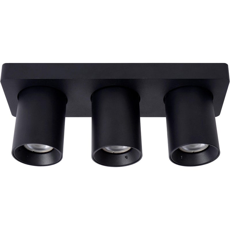 Reflektor sufitowy Spot NIGIEL czarny 3xGU10x5W wym: 12 x 30 x 10 cm IP20 Lucide