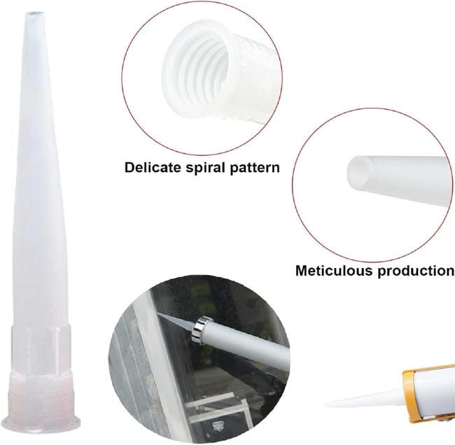 Embouts pour pistolet mastic cartouche souple - PM16004 Embouts pour pistolet mastic cartouche souple - PM16004