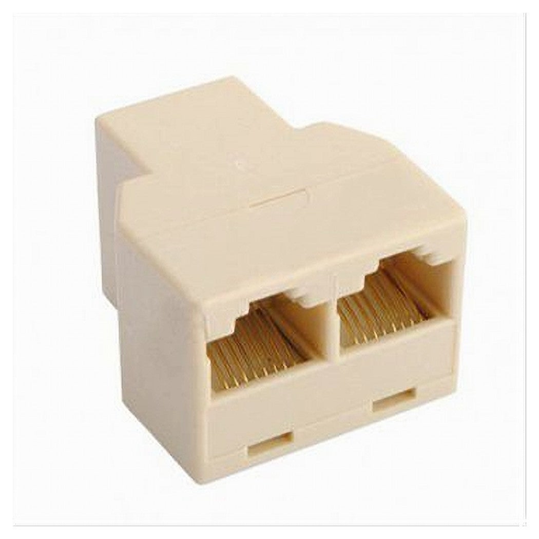 Trade Shop - Splitter Lan Rete Sdoppiatore Rj45 1 A 2 Porte Connettore Ethernet Maxtech Sp-ad03 - - 3