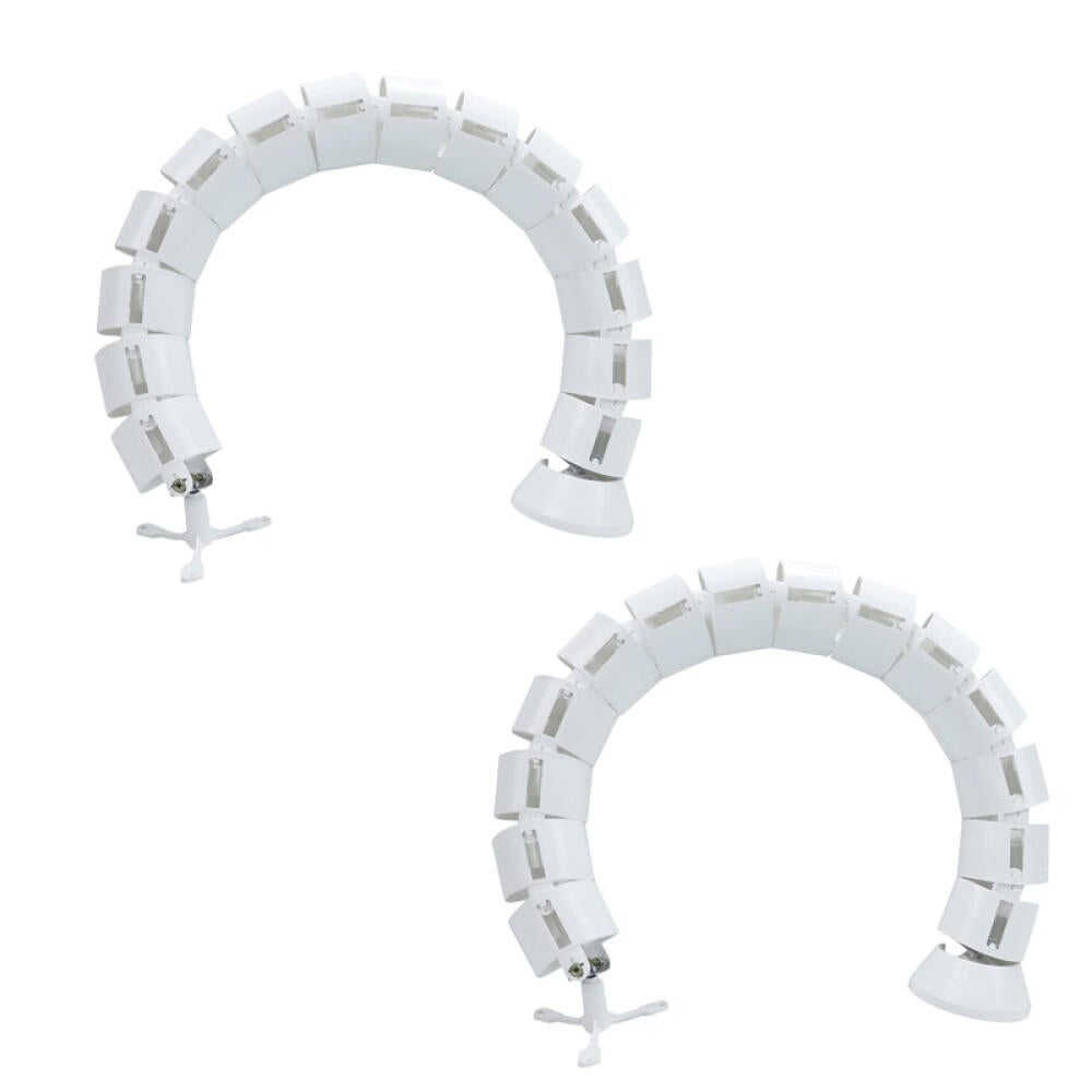 Organisateur De Câbles Flexible NANOCABLE – Blanc – Longueur 3 M – Diamètre Maxi 25 Mm
